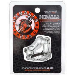 Oxballs Ballstretcher souple Cocksling Air Transparent